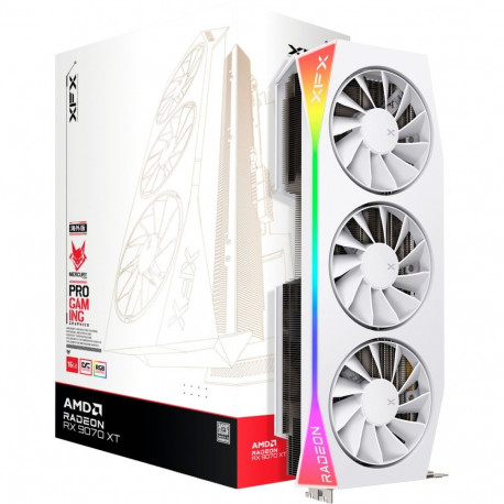 Radeon RX 9070 XT OC Mercury RGB (valge, RDNA4, GDDR6, 3x DisplayPort, 1x HDMI 2.1)