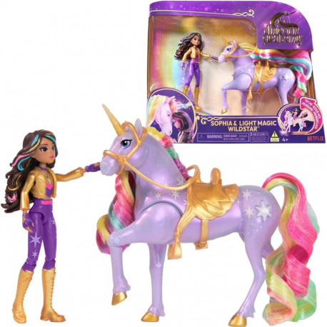 Spin Master Unicorn Academy - Light Magic Wildstar and Sophia, toy figure