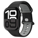 Spigen Nano Pop Strap for Apple Watch 40/41/42 mm - Black and Gray