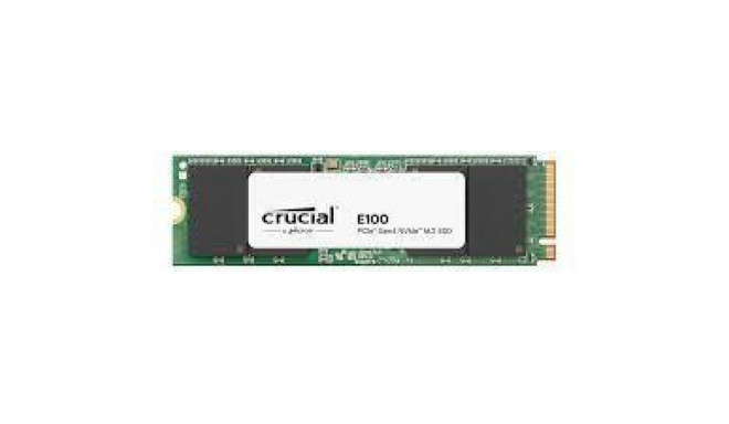 SSD|CRUCIAL|E100|1TB|M.2|PCIe Gen4|NVMe|3D NAND|Write speed 3000 MBytes/sec|Read speed 5000 MBytes/s