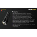 FLASHLIGHT TINY MONSTER SERIES/20000 LUMENS TM20K NITECORE