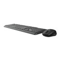 Klaviatuur ja Juhtmevaba Hiir Trust TKM-350 Must QWERTY