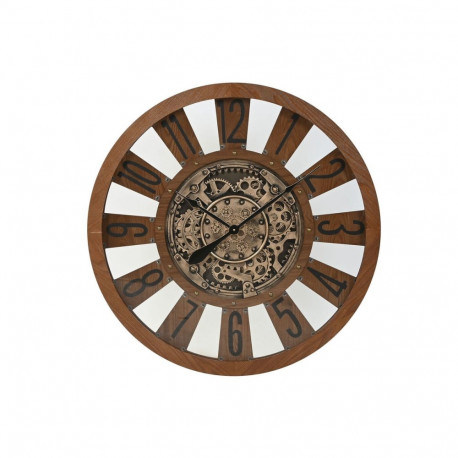 Seinakell Home ESPRIT Naturaalne Puit Metall 80 x 9,5 x 80 cm