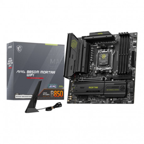MSI emaplaat MAG B850M MORTAR WIFI AMD B850 Socket AM5 micro ATX