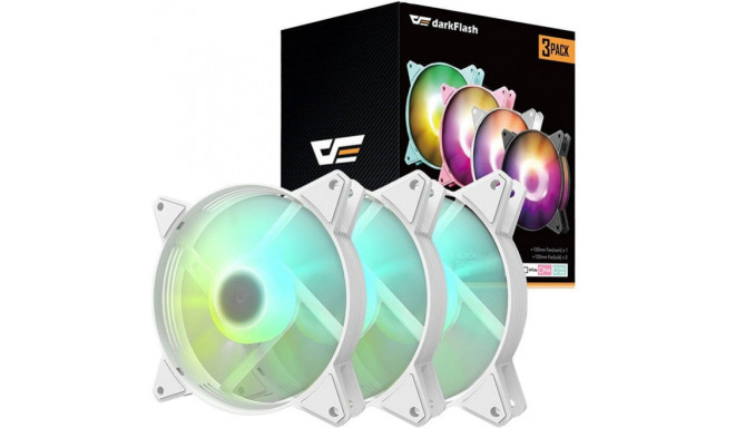 Darkflash korpuse jahutus C6 3in1 120x120, valge