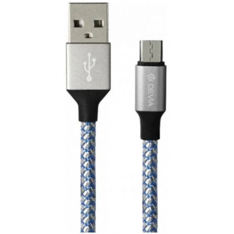 Devia kaabel USB - microUSB 5V 2,1A 1m