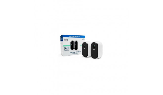 Arlo Essential Outdoor Security Camera, 2-pack