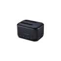 LC-Power LC-DOCK-U3-III storage drive docking station USB 3.2 Gen 1 (3.1 Gen 1) Type micro-B Black