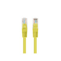 PATCHCORD CAT.6 UTP 0.25M YELLOW FLUKE PASSED LANBERG 10-PACK