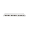 PATCH PANEL 24 PORT 1U 19" CAT.6 FTP WITH CABLE ORGANIZER SHIELDED GREY LANBERG