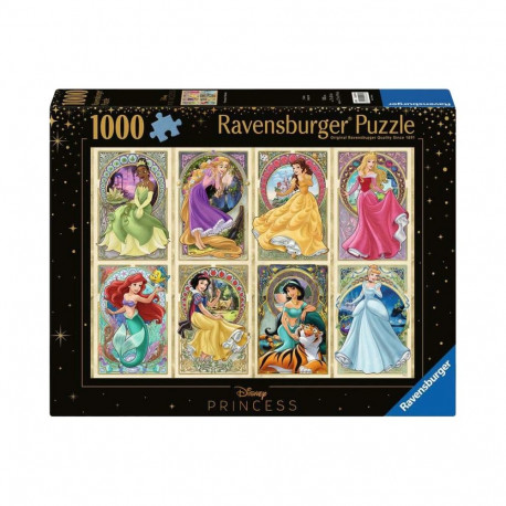 Ravensburger Puzzle Disney Princess - Nouveau Art Princesses (1000 pieces)