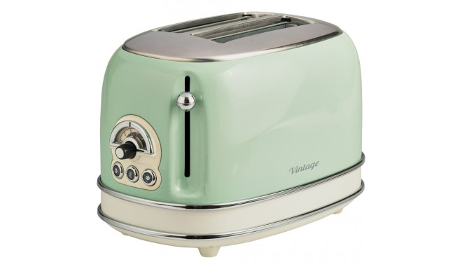 Ariete Vintage Toaster 155 (light green, 810 watts, for 2 slices of toast)
