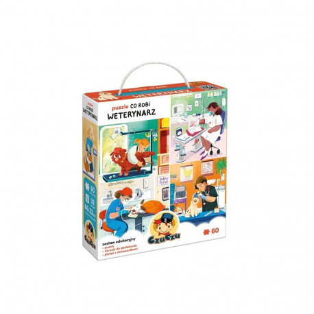 Puzzle What does a veterinarian do?