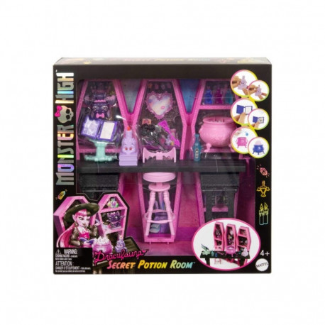 Zestaw akcesoriów Monster High Sekretny pokój eliksirów Draculaury