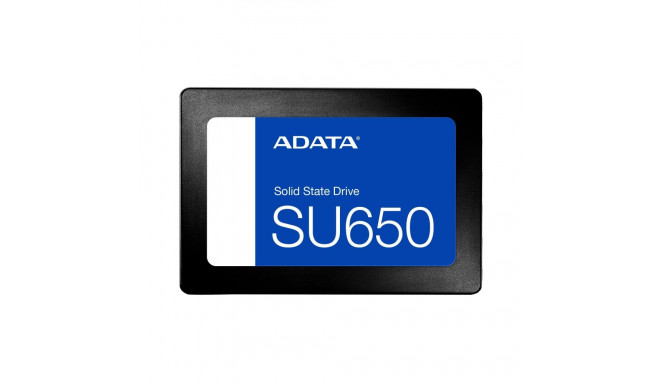 SSD|ADATA|SU650|2TB|Write speed 450 MBytes/sec|Read speed 520 MBytes/sec|2,5"|TBW 600 TB|MTBF 200000