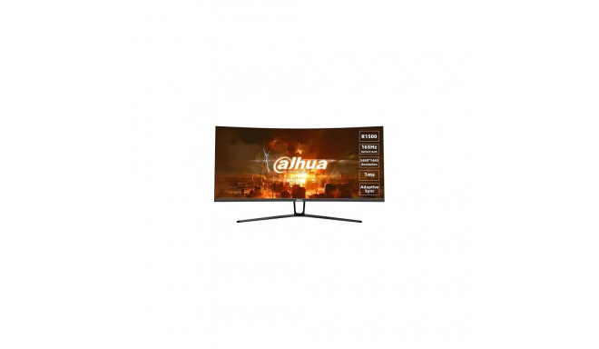LCD Monitor|DAHUA|DHI-LM34-E330C|34"|Gaming/Curved/21 : 9|Panel VA|3440x1440|21:9|165Hz|1 ms|Tilt|Co