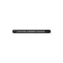 Qoltec 54478 Patch panel RACK | 12 ports | PoE | Black