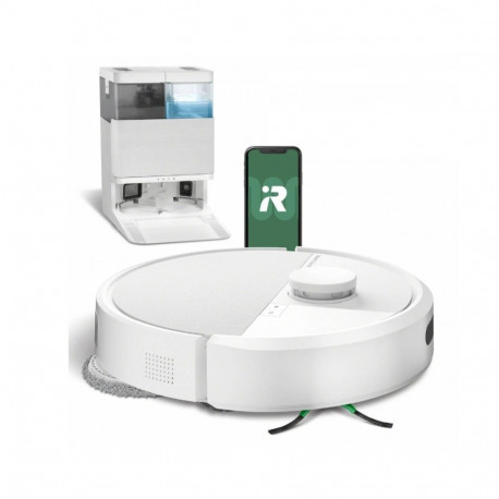 Puhastusrobot iRobot Roomba Plus 405 Combo + AutoWash jaam (valge)