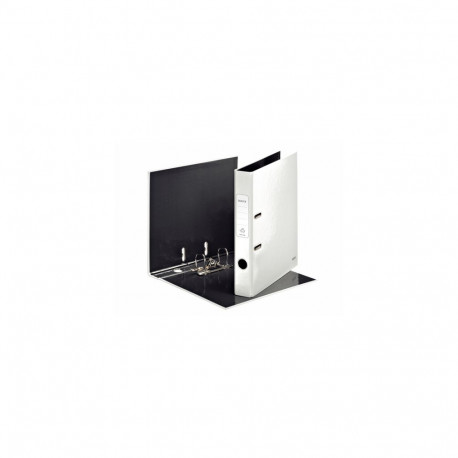 Leitz 180° WOW Lever Arch File - pearl white ring binder A4