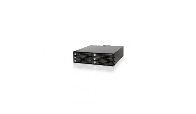 Icy Dock MB996SK-6SB drive bay panel Black