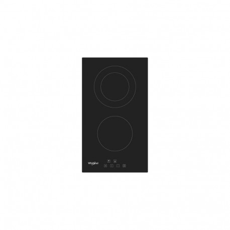 Whirlpool WRD 6030 B Black Built-in 30 cm Ceramic 2 zone(s)