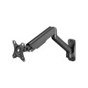 Deltaco ARM-0360 monitor mount / stand 81.3 cm (32") Wall Black