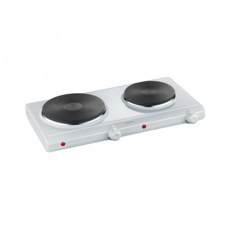 Severin DK 1042 hob White Countertop Sealed plate 2 zone(s)