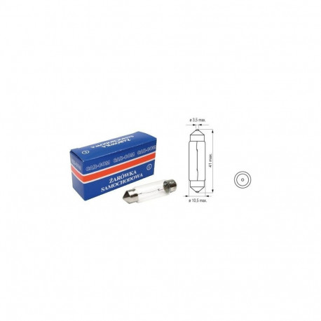 Car bulb 24V 10W A1765A 11x41mm