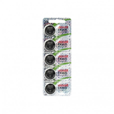 Battery - Maxell Cr2025 5 Pieces, Silver