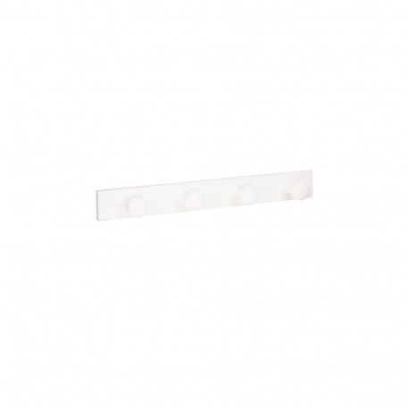 "hanger 4 konksu D4 5-C1688.01 valge"