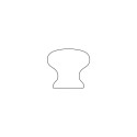 FURNITURE KNOB D30 7-259.90 LAQ BEECH