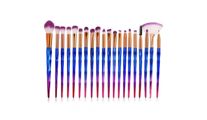 AG798 PĘDZLE DO MAKIJAŻU UNICORN 20 SZT