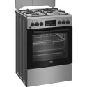BEKO Cooker FBM62320SDS, Width 60 cm, A, Gas/Electric, LED screen
