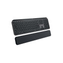 Logitech MX Keys S Wireless Keyboard + Palm Rest, Bluetooth, Illuminated, US, Graphite