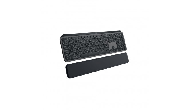 Logitech MX Keys S Wireless Keyboard + Palm Rest, Bluetooth, Illuminated, US, Graphite