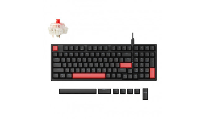 Lemokey X5 - US Layout - Red Switch Keyboard