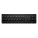 HP 455 Programmable Wireless Keyboard, Sanitizable - Black - US ENG