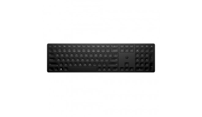 HP 455 Programmable Wireless Keyboard, Sanitizable - Black - US ENG