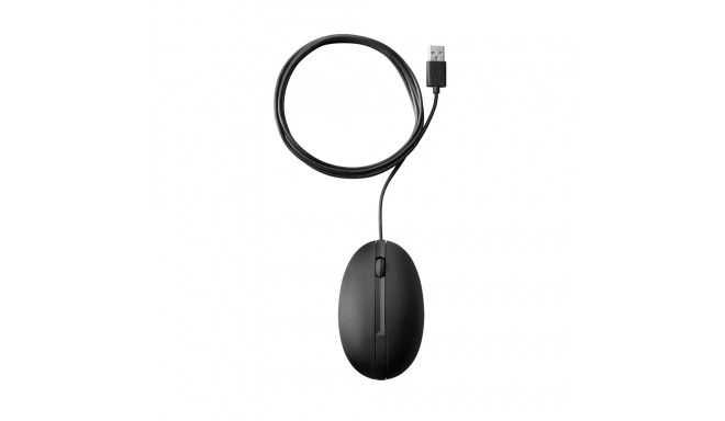 HP 320M USB Wired Optical Mouse - Black