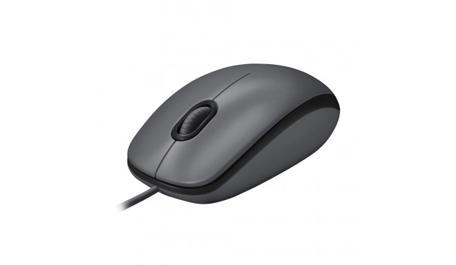 LOGITECH M100 Mouse Grey USB - EMEA