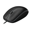 LOGITECH B100 optical Mouse black USB for Business OEM