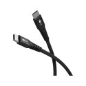 Goobay USB-C supersoft tekstiilkaabel metallist pistikutega | 73954