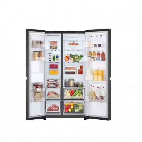 LG Refrigerator | GSBC40EPPE | Energy efficiency class E | Free standing | Side by side | Height 179