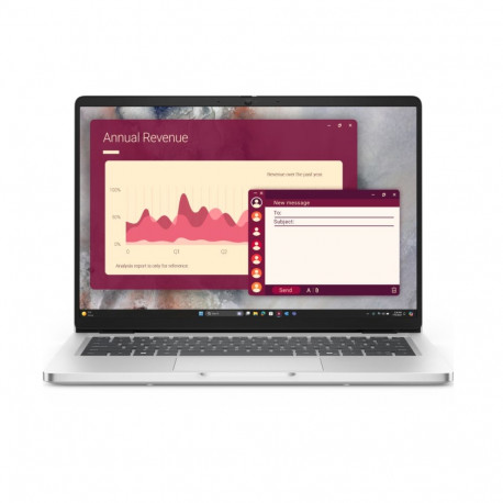 Dell Pro 14 PC14250 14" FHD+ peegeldusvastane Intel Core Ultra 7 255U 16 GB DDR5 512 GB SSD Intel Gr