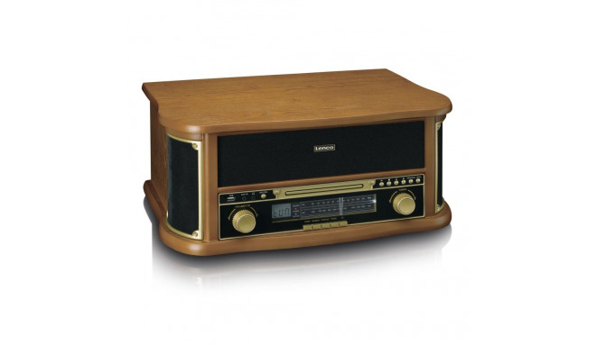 Lenco TCD-2551WD audio turntable Belt-drive audio turntable Wood Automatic 8711902082903