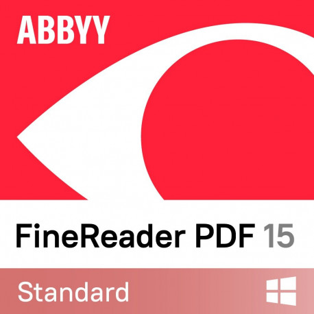 FineReader PDF 15 Standard ühe kasutaja litsents (ESD) 3 aastat 1 kasutaja