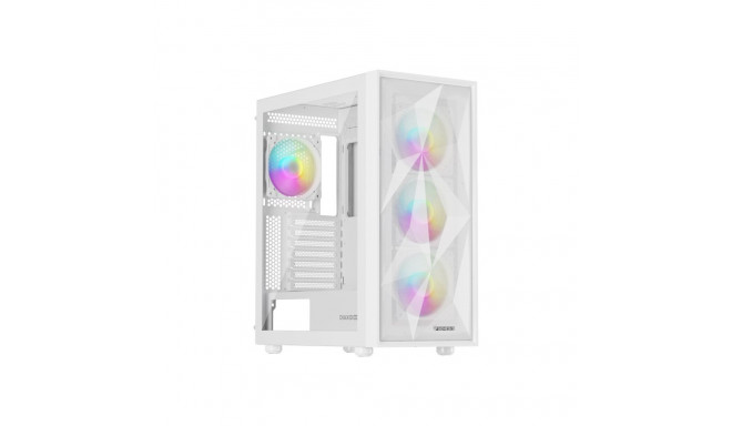 NATEC Genesis PC Case Diaxid 605 white ARGB