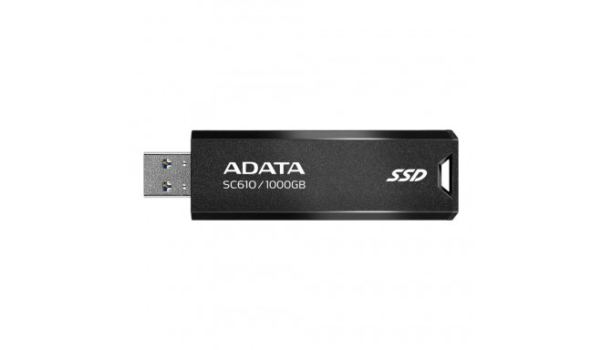 ADATA SC610 External SSD 1TB USB 3.2 Gen2 Black Red