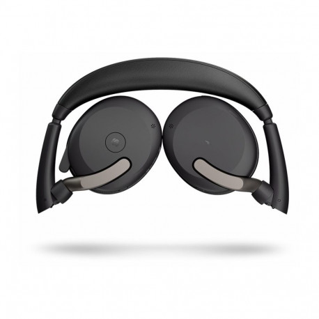 JABRA Evolve2 65 Flex MS Stereo Headset on-ear Bluetooth wireless active noise cancelling USB-C blac