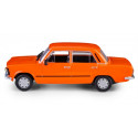 Pojazd prl fiat 125p pomarańczowy